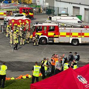 Photo of Students play casualties in local emergency services exercise