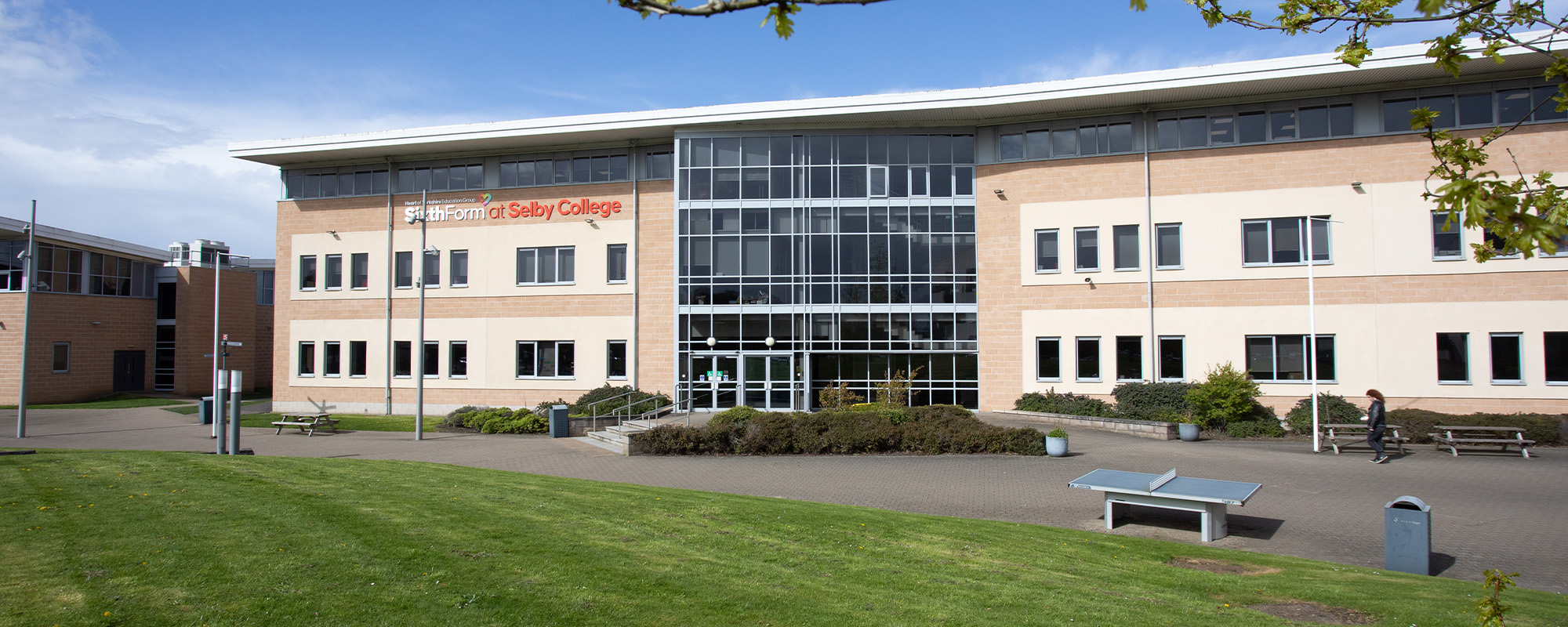 Photo of the Sixth Form Building at Selby College