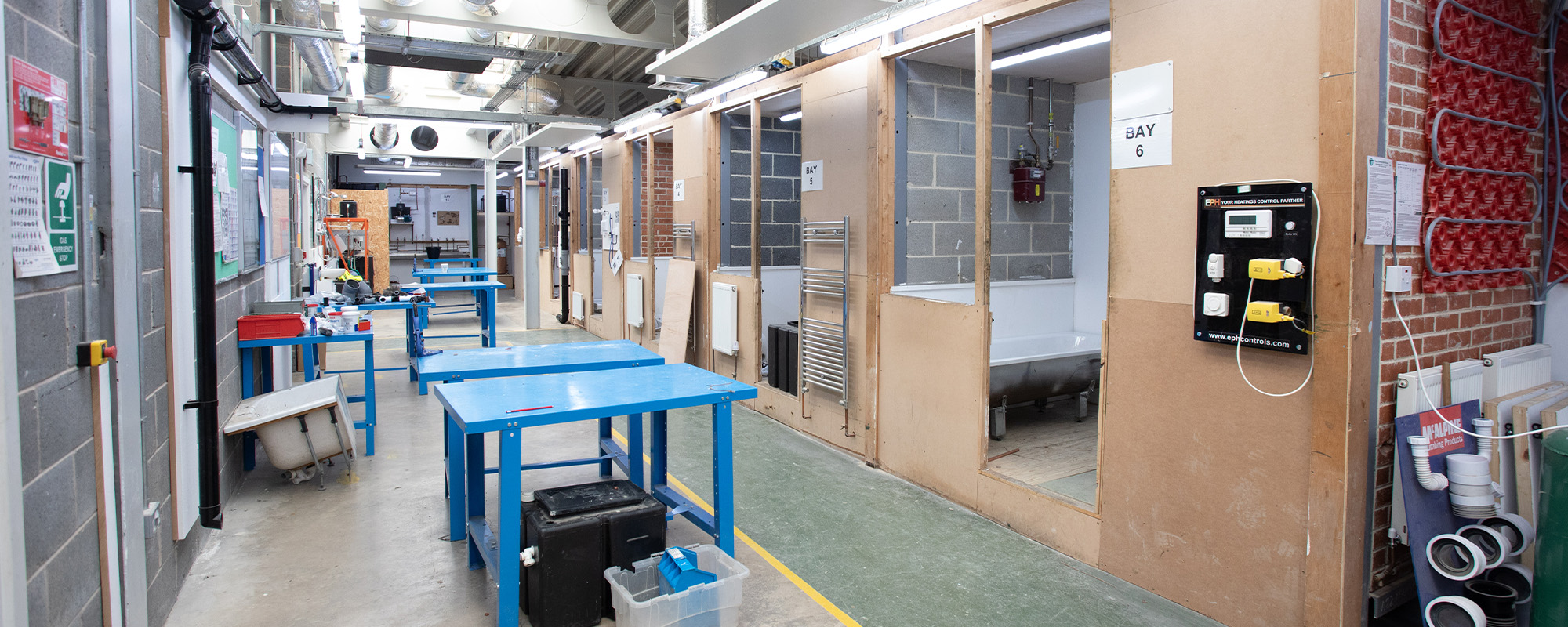 Photo of the electrical workshop area