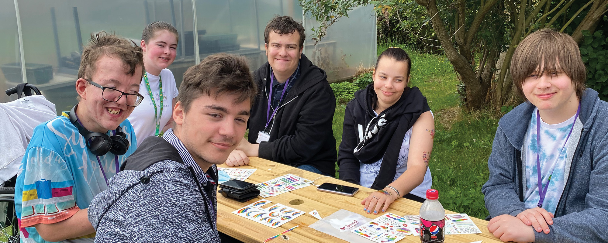 Foundation Learning students on an outdoor activity