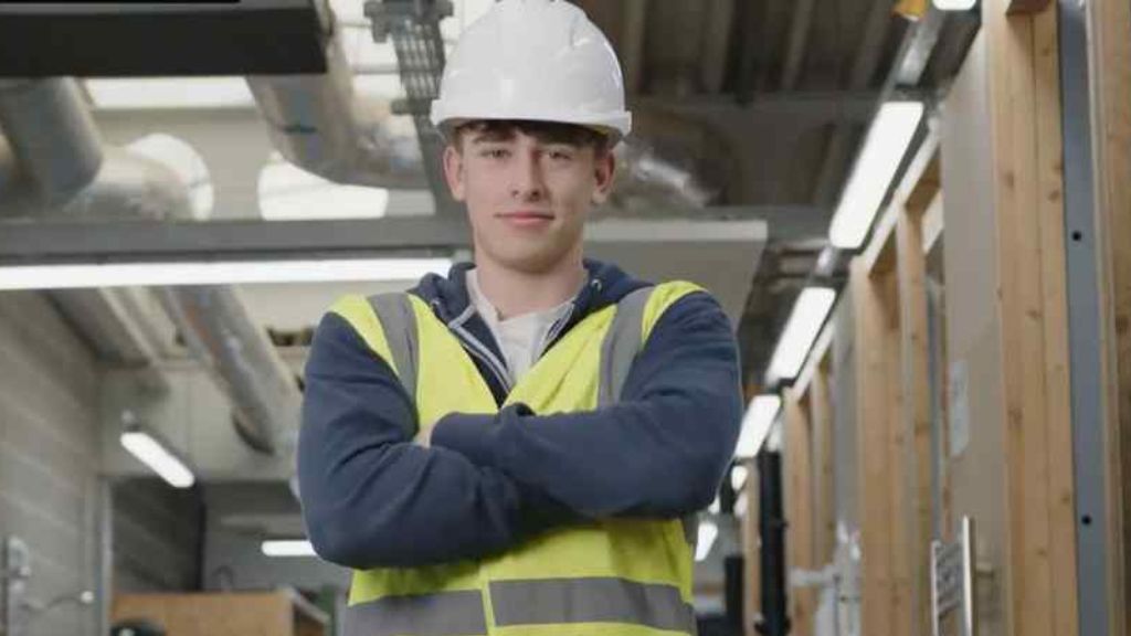 Photo of construction student Harvey