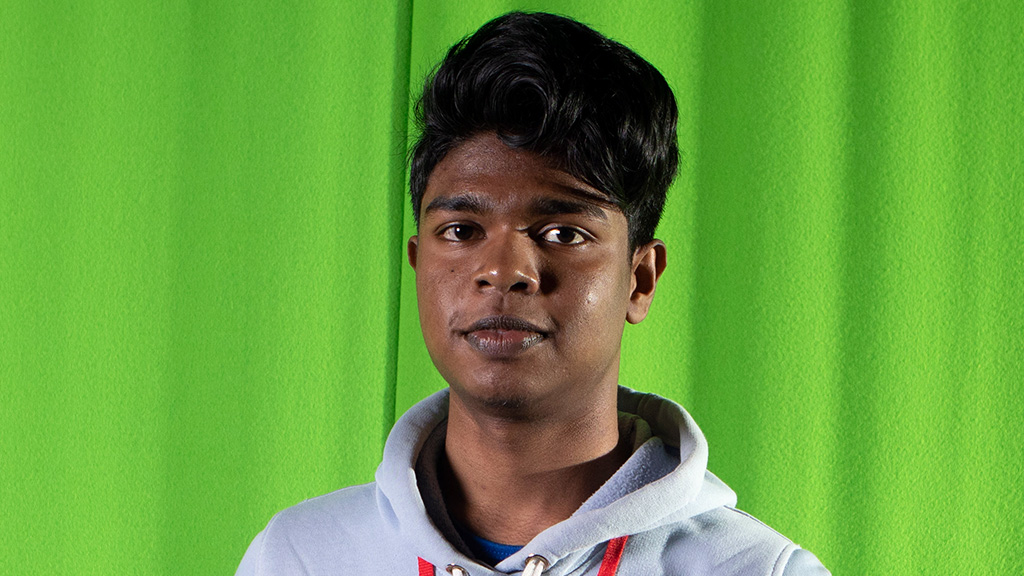 Photo of film, media and television student Chalitha