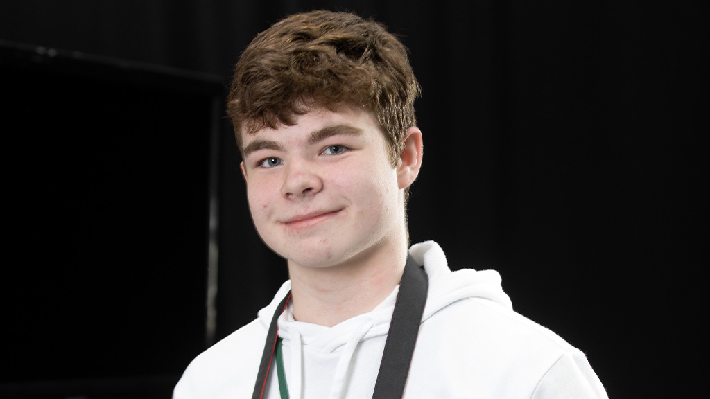 Photo of film, media and television student Adam