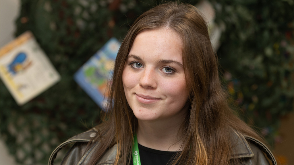 Photo of student smiling