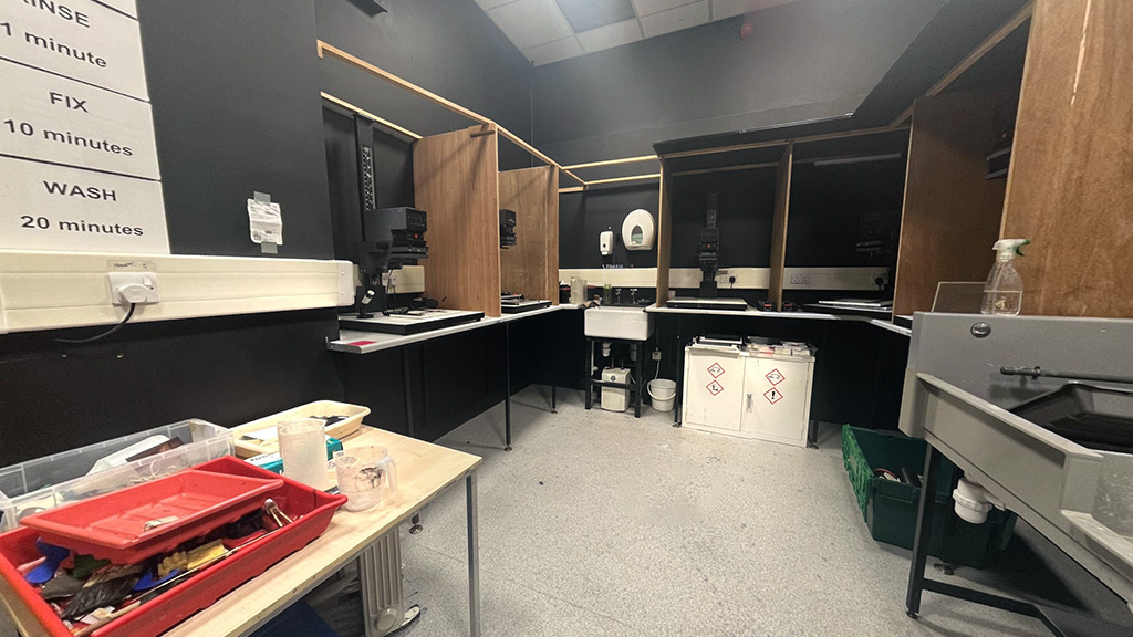 Photo of the photography dark room