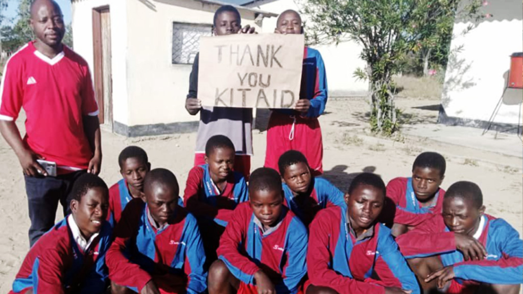 Pupils at Mwele secondary school in Filabusi District, Zimbabwe