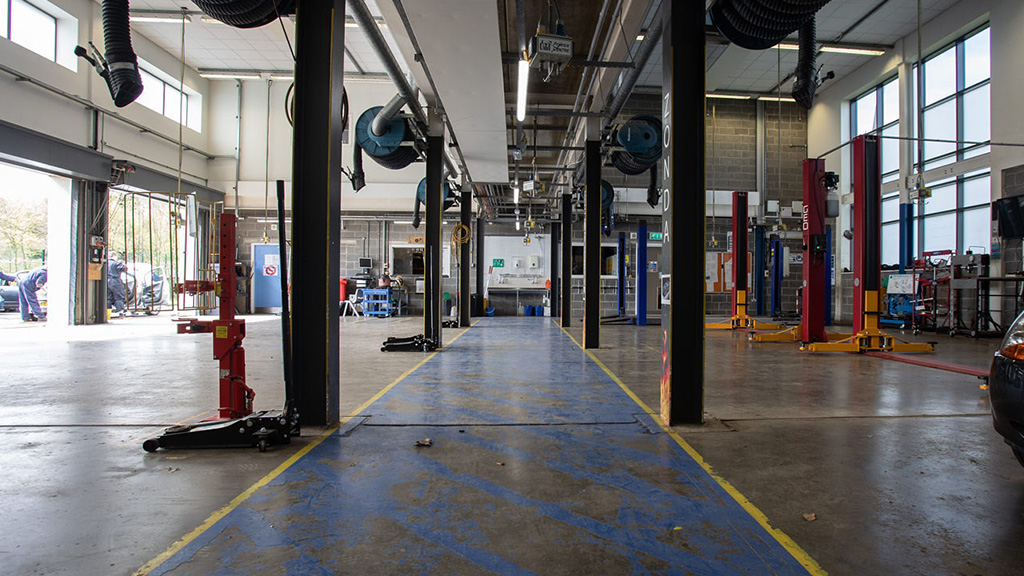 One of the Automotive workshops